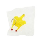 Soft Hen Keychain Factory - Rubber Yellow Chicken Prank Toy