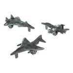 Free Wheel Airplane Factory - Sliding Military Aircraft Toys
