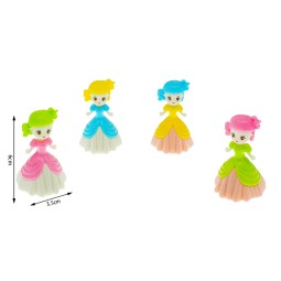 Pull Back Doll Factory - Mini Plastic Friction Princess Toy