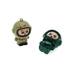 Mini Face Change Soldier Supplier - Plastic Changeable Doll Keychain