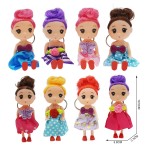 Cute Girls Doll Supplier - 4 Inch Plastic Keychain Toys
