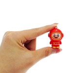 Mini Face Change Firefighter Factory - Plastic Changeable Doll Keychain