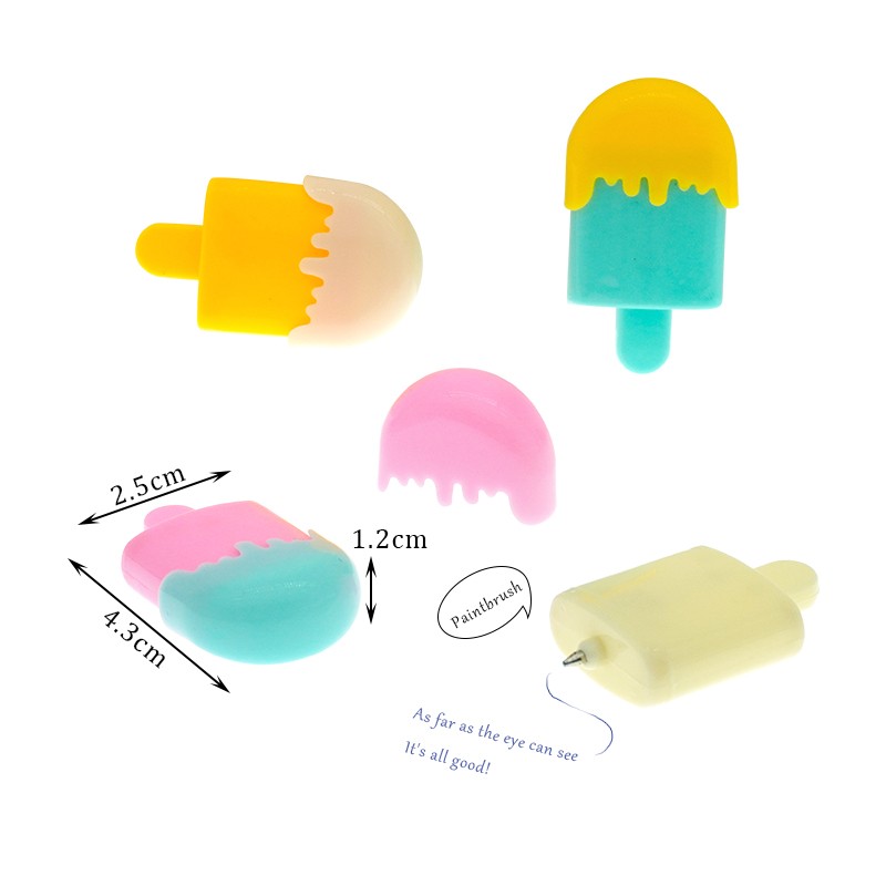 Mini Ice Cream Pen Factory - Plastic Ball-point Pen for Children