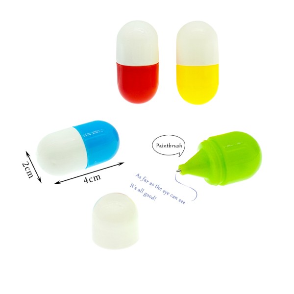 Mini Capsule Pen Supplier - Plastic Ball-point Pen for Children