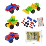 Building Blocks Car Factory - DIY 4 Models Funny Trucks