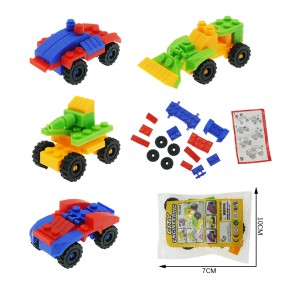 Building Blocks Car Factory - DIY 4 Models Funny Trucks