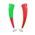 Two Sections Cheer Horn Supplier - Promotion Retractable Horn