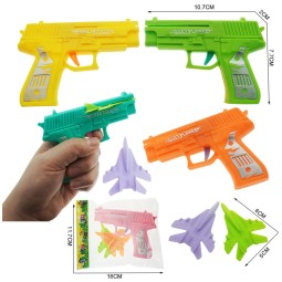 Colorful Gun Shooting Toy Supplier - with Airplane Safe Bullet