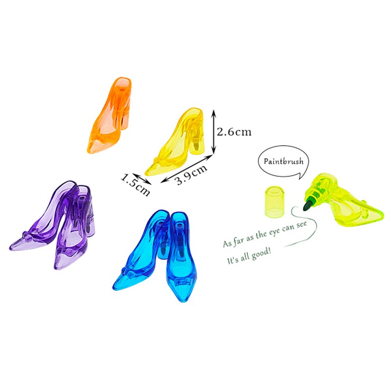 High-heeled Shoe Crayon Factory - Mini Plastic Crayon and Pen