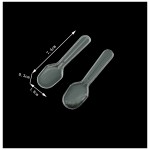 PS Ice Cream Scoop Supplier - Transparent Disposable Small Spoon