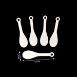 Disposable Tableware Spoon Factory - White PP Small Dessert Spoon