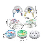 Transformed Robot Supplier - Plastic 2 Models for 100mm Capsule