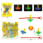 Flash Battle Gyro Supplier - Iron Alloy Pull Tape Three-colors Lights