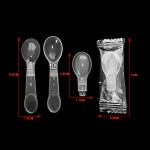 PP Plastic Spoon Supplier - Disposable Folding Pudding Jelly