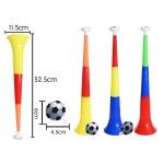 Big Straight Horn Factory - 3 Horn Toys Plastic Funny