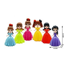 Beauty Girls Doll Supplier - Plastic Princess Statue Accessories