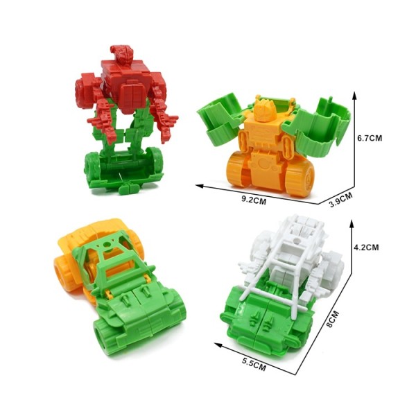 Deformed Robot Car Supplier - Plastic Transformed Deformation Toys