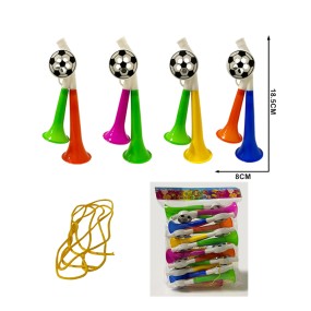 Football Rattle Horn Supplier - 7.3 Inch Double Horn Whistle