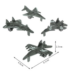 Free Wheel Airplane Factory - Sliding Military Aircraft Toys