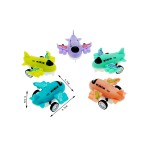 Plane Pull Back Factory - 4.5CM Plastic Friction Aircraft