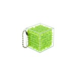 Square Maze Keychain Supplier - 3.3CM Rolling Bead Labyrinth