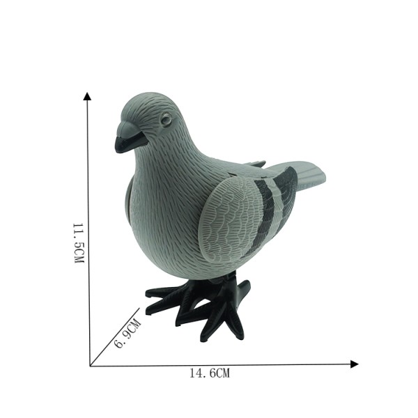 Wind-up Pigeon Factory - Hot Selling Plastic Jumpy Dove