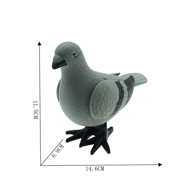 Wind-up Pigeon Factory - Hot Selling Plastic Jumpy Dove
