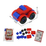 Block Vehicle Supplier - DIY 4 Models Blocks Car Toys