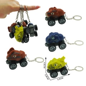 Dinosaur Pull Back Car Supplier - with Keyring High Quality