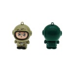 Mini Face Change Soldier Supplier - Plastic Changeable Doll Keychain