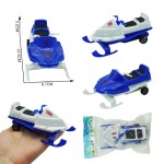 Snowmobile Boat Supplier - 12.5CM Pull Back Friction Motorboat