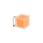 Square Maze Keychain Supplier - 3.3CM Rolling Bead Labyrinth