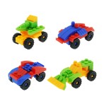 Building Blocks Car Factory - DIY 4 Models Funny Trucks