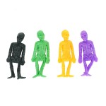 Skeleton Man Toys Supplier - Halloween Luminous Decompressed Soft