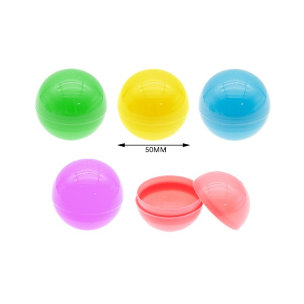 50mm Capsule Ball Factory - Full Colored Plastic Empty Round Toys