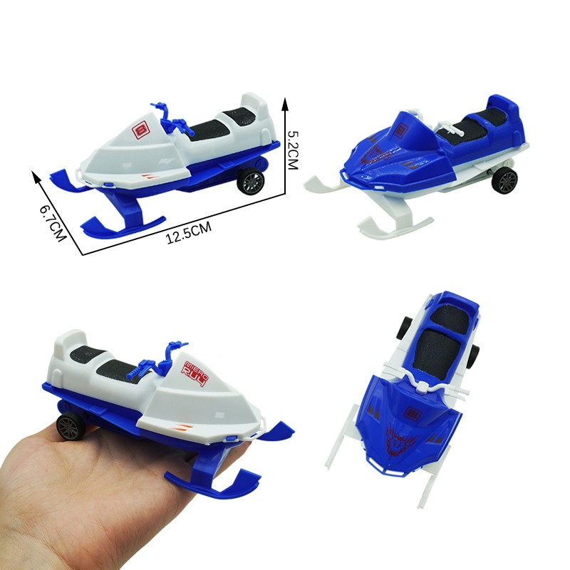 Snowmobile Boat Supplier - 12.5CM Pull Back Friction Motorboat