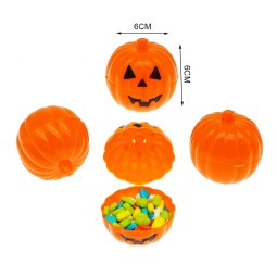 Pumpkin Candy Container Supplier - Hallowmas Plastic Empty Container