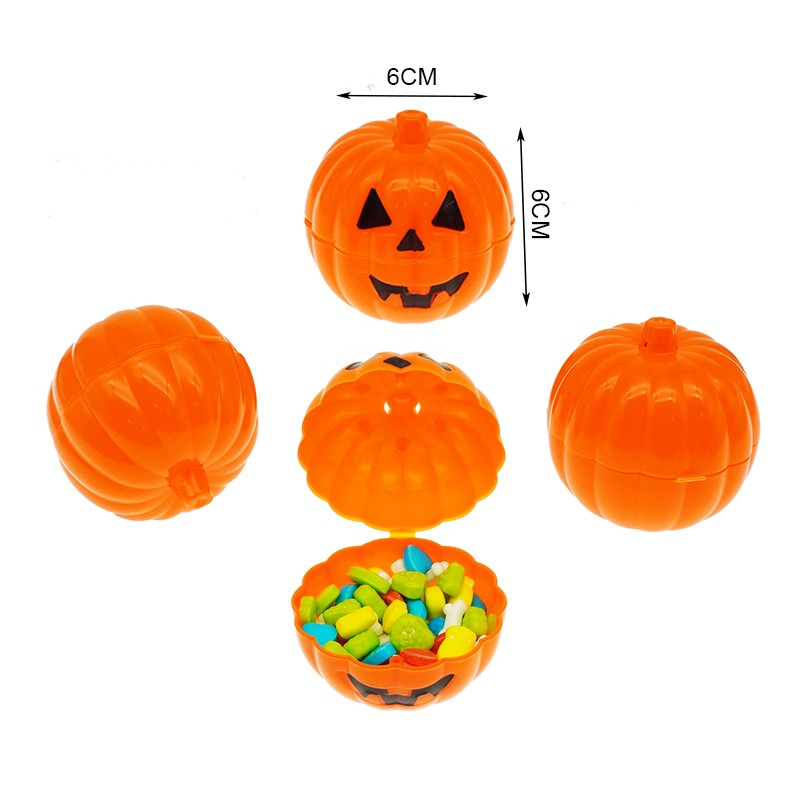 Pumpkin Candy Container Supplier - Hallowmas Plastic Empty Container