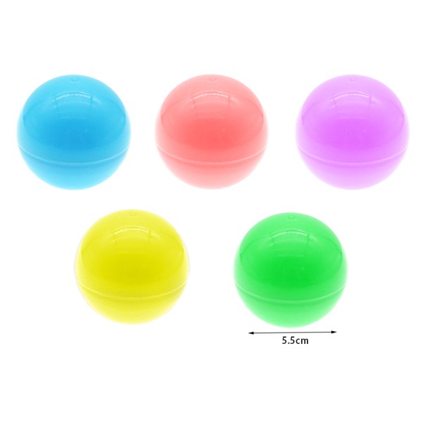 55mm Capsule Ball Supplier - Full Colored Plastic Empty Round Toys