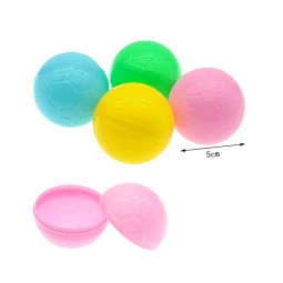 Football Capsule Ball Supplier - PP 50mm Full Colored Plastic