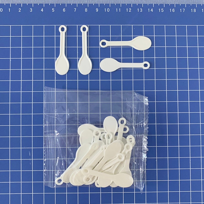 Disposable Tableware Spoon Factory - White PP Small Dessert Spoon