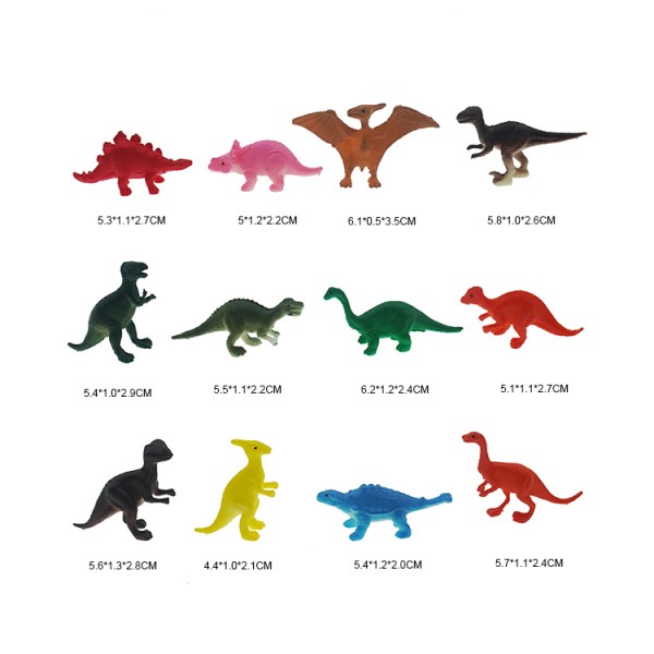 Paint Spraying Dinosaurs Factory - Newly 12 Models Mixed Toys