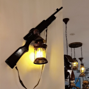 Gun Wall Lamp Manufacturer - Custom Hanging Light Corridor Restaurant