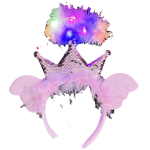 Glowing Crown Supplier - Cross-border Angel Headband Feather Wings