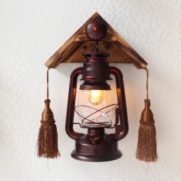 Wall Light Supplier - American Style Glass Iron Classic