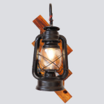 Industrial Wall Light Supplier - Retro LED Wood Sconce Bar