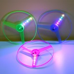 Flying Saucer Toy Supplier - Outdoor Pull String LED Flashing Disc