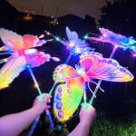 Butterfly Wand Supplier - LED Light Handheld Magic Swinging Toy