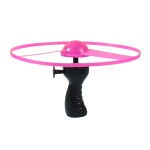 Flying Saucer Toy Supplier - Outdoor Pull String LED Flashing Disc