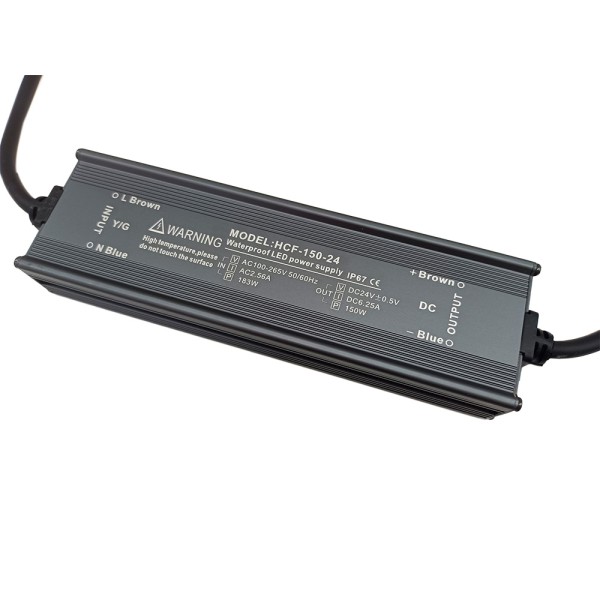 Waterproof Power Supply Manufacturer - 150W 12V 24V IP67 Outdoor Lighting